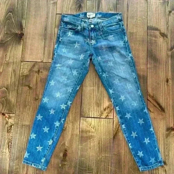 Current/Elliot Star Jeans! Size 26 - Picture 1 of 3